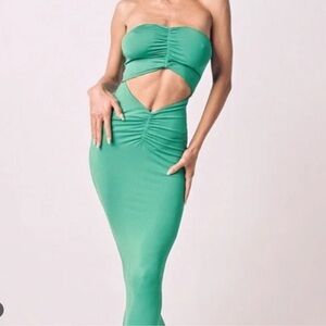 Tiger Mist Green Maxi Dress💚